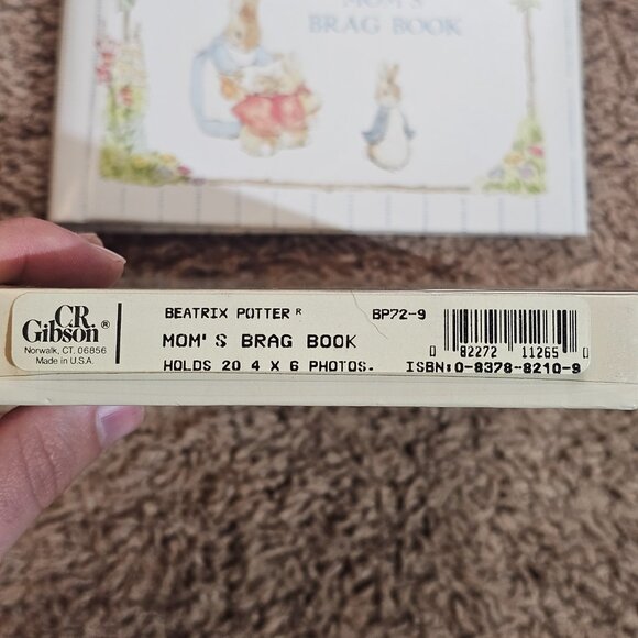 Vintage Beatrix Potter Moms Brag Book Photo Album Peter Rabbit 1990 New in Box - Picture 8 of 10